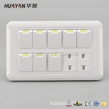 high qulity single electric wall switch socket